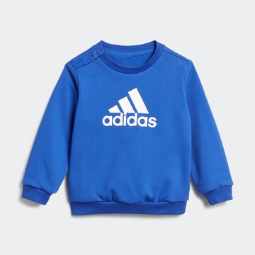 ADIDAS SPORTSWEAR Skinny Trainingspak 'Badge Of Sport French Terry' in Blauw