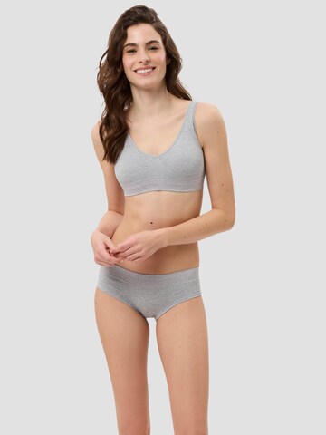 BeeDees Top 'Bustier Comfee Crop Top' in Grey