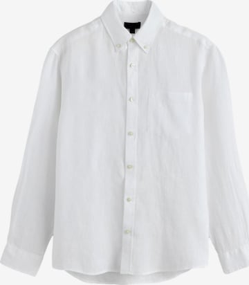 Next Regular fit Риза в бяло: отпред