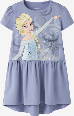 NAME IT Kleid 'NMFMOMSA FROZEN' in Lila: Vorderseite
