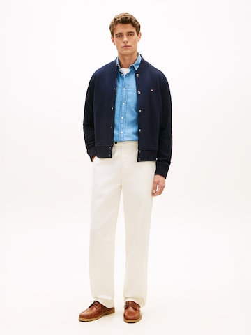 TOMMY HILFIGER Sweat jacket 'ESSENTIAL' in Blue