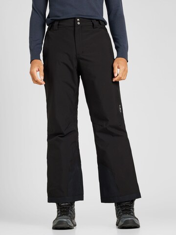 Regular Pantalon outdoor CMP en noir : devant