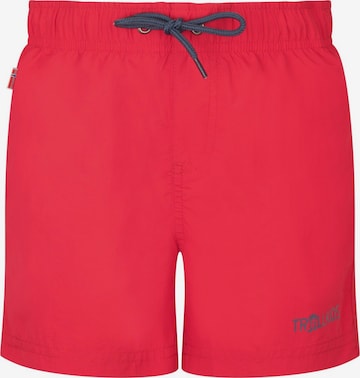 TROLLKIDS Board Shorts in Red: front