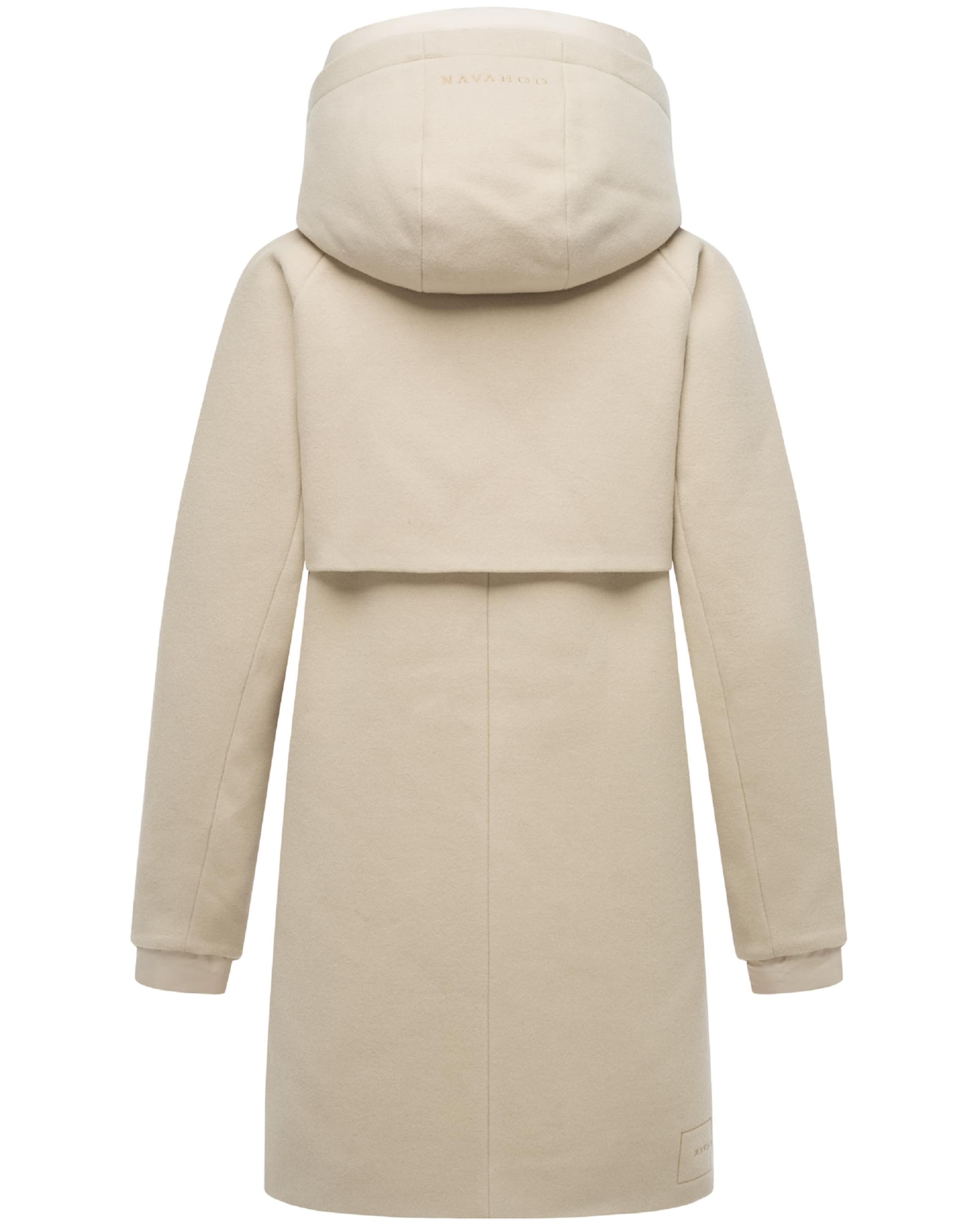 NAVAHOO Winter coat 'Flauschwunder 14' in Beige