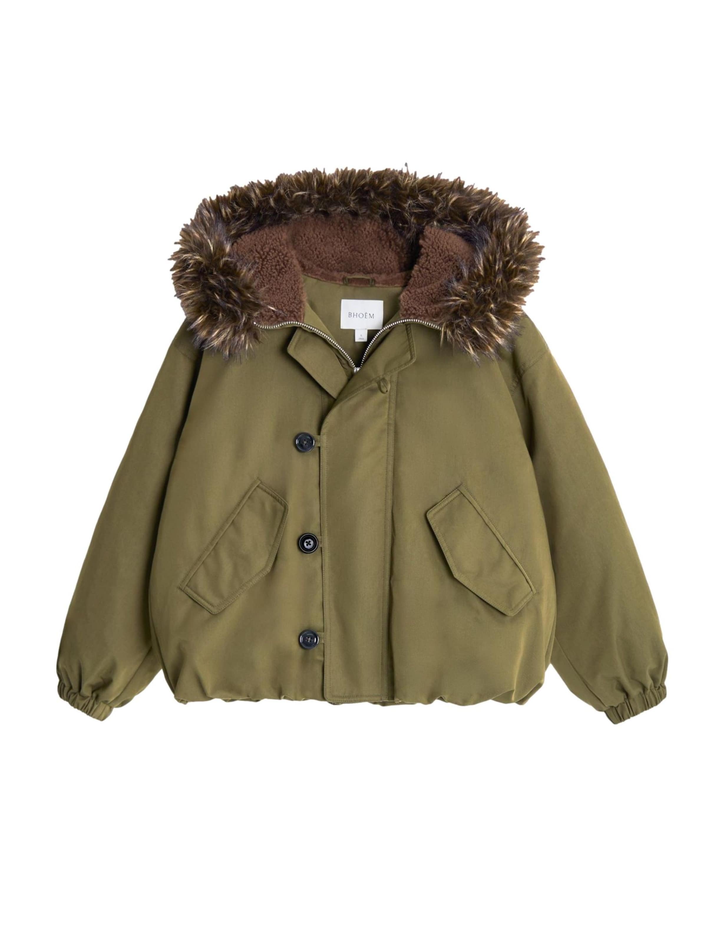 Veste mi-saison Bhoem en vert : devant