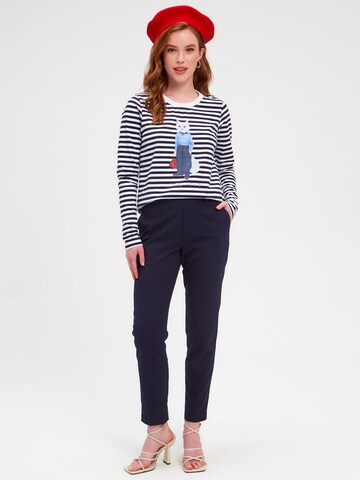 T-shirt CAT by Maniita Lacitta en bleu