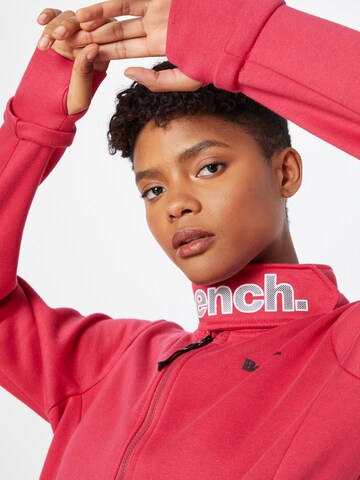 BENCH Sweatjacke 'HAYLO' in Rot