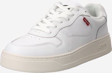 LEVI'S ® - Sapatilhas baixas 'GLIDE' em branco: frente