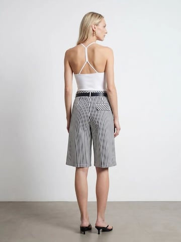 Wide Leg Pantalon Dilvin en mélange de couleurs