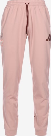 ADIDAS PERFORMANCE Tapered Sporthose 'Harden Foundation' in Pink: predná strana
