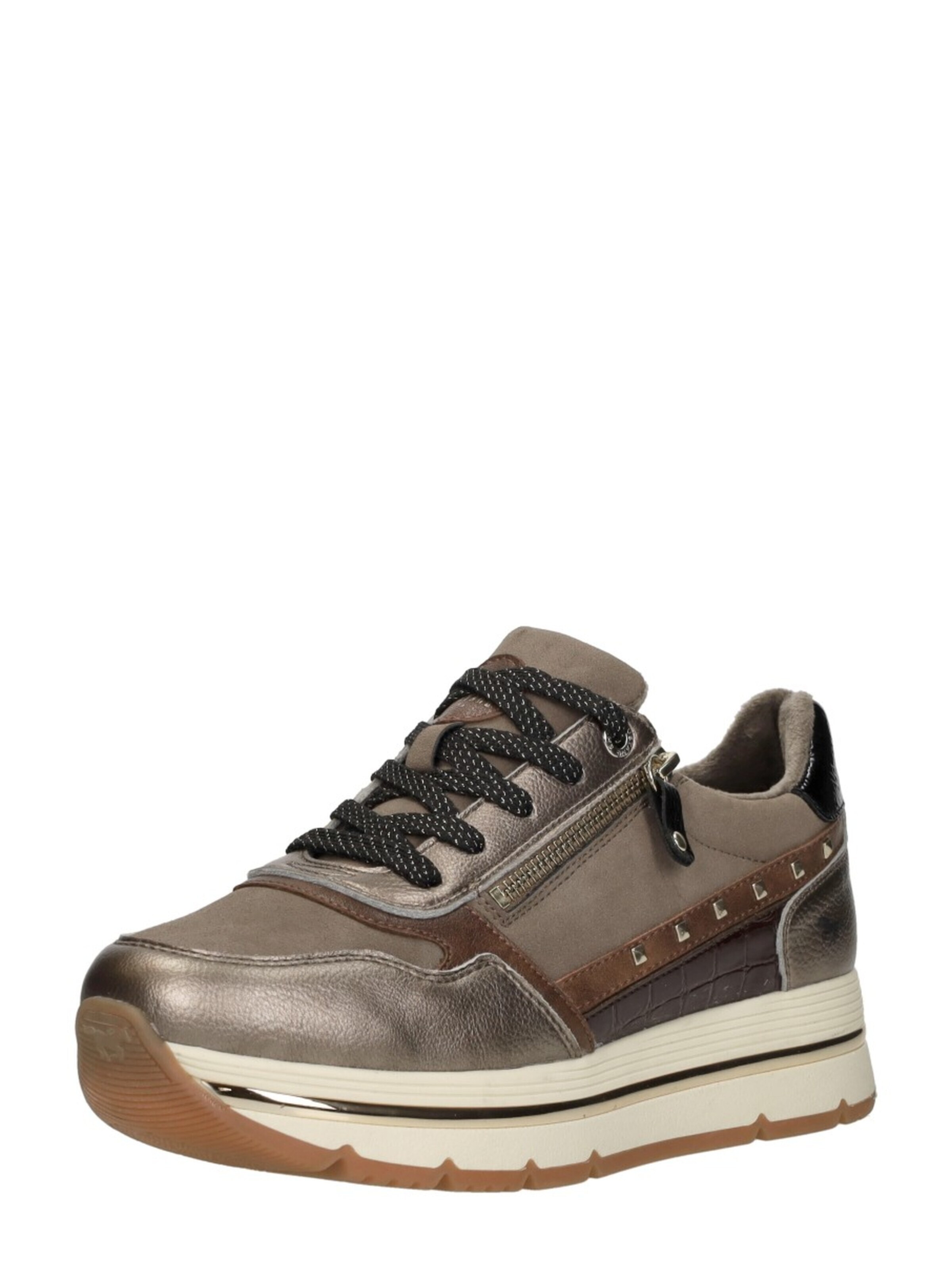 Baskets basses 'Sneakers Laag' MUSTANG en gris