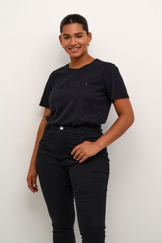 Maglietta 'KC Sandi' di KAFFE CURVE in nero: frontale