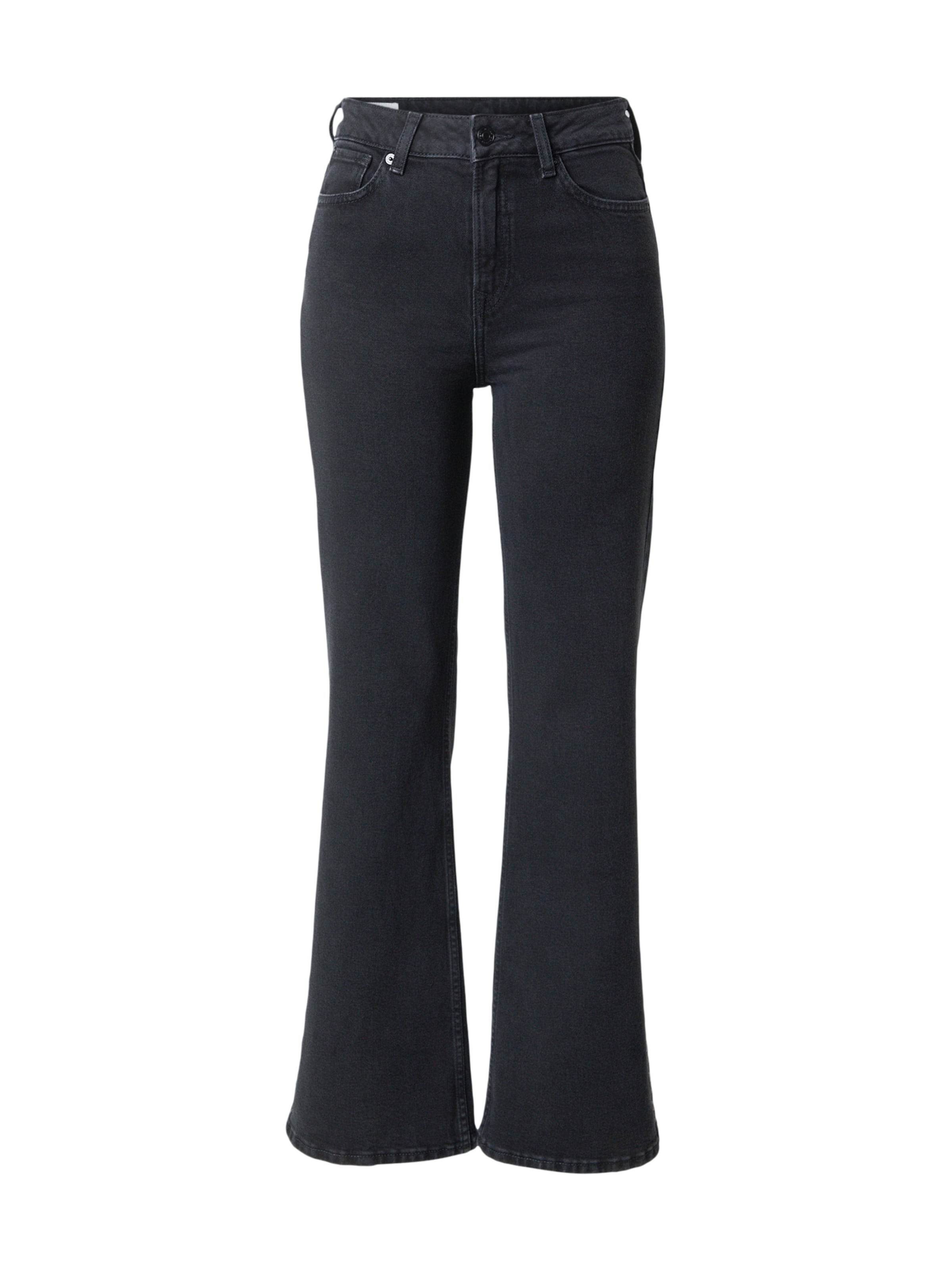 Pepe Jeans Laienev Teksapüksid, värv must: eest vaates