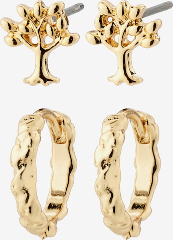 Pilgrim Ohrringe 'Piper' in Gold: Vorderseite