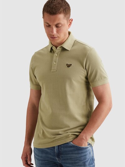 PME Legend T-Shirt 'Polo shirt with garment-dye wash and tailwing logo' en S en vert clair, Vue avec produit