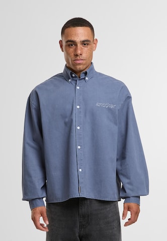 Fit confort Chemise 'Everyday' Another Cotton Lab en bleu : devant