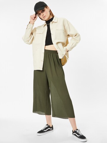 ABOUT YOU Wide leg Pants 'Nicky' in Green