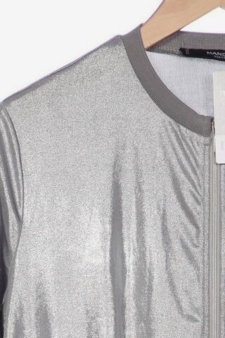 MANGO Sweatshirt & Zip-Up Hoodie in S in Silver