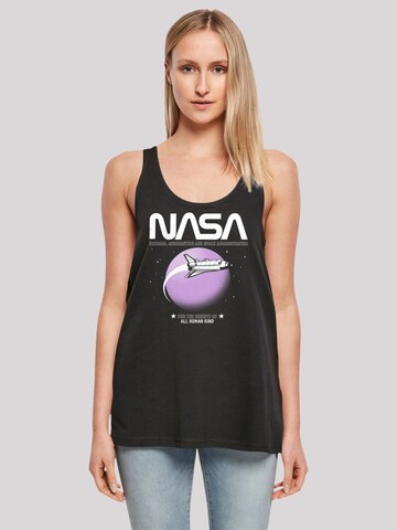 F4NT4STIC Top 'NASA' in Black: front