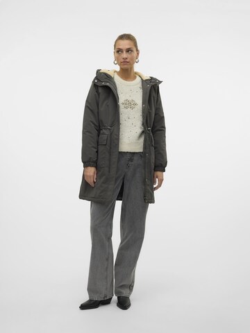 VERO MODA Overgangsfrakke i grå