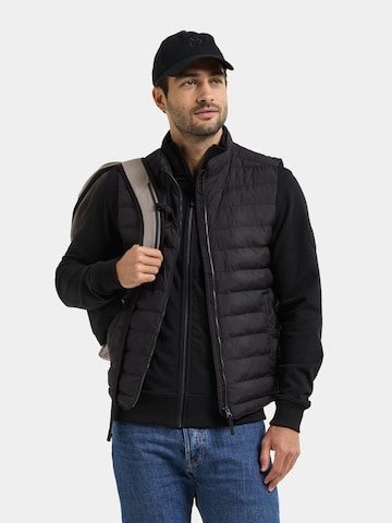 Gilet 'OWE' Didriksons en noir : devant