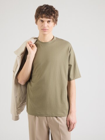 SELECTED - Camiseta 'SLHBOB' en verde: frente