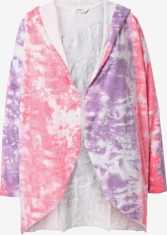 Angel of Style Zip-Up Hoodie in Purple: front