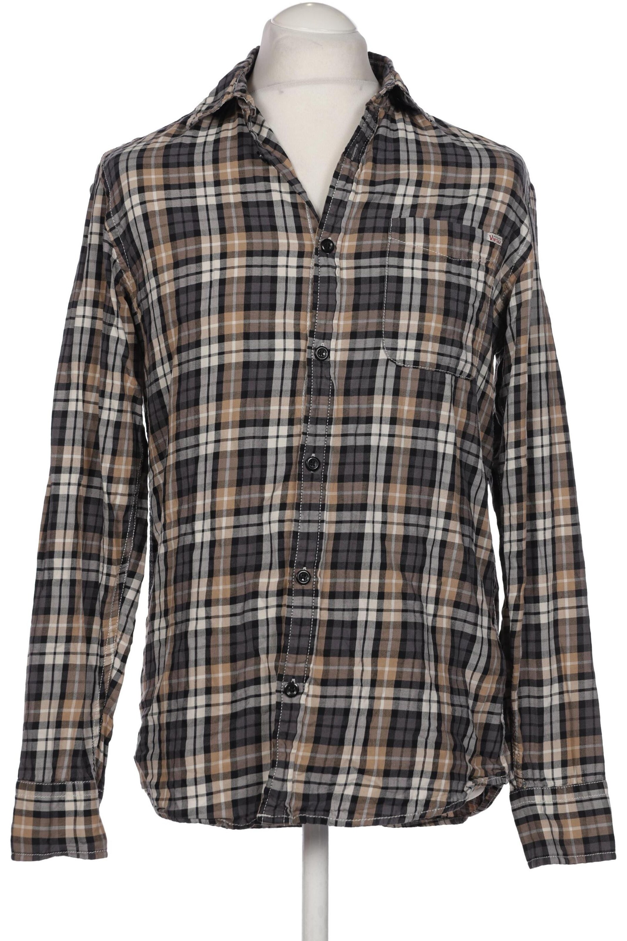 JACK & JONES Button Up Shirt in L in Brown: front