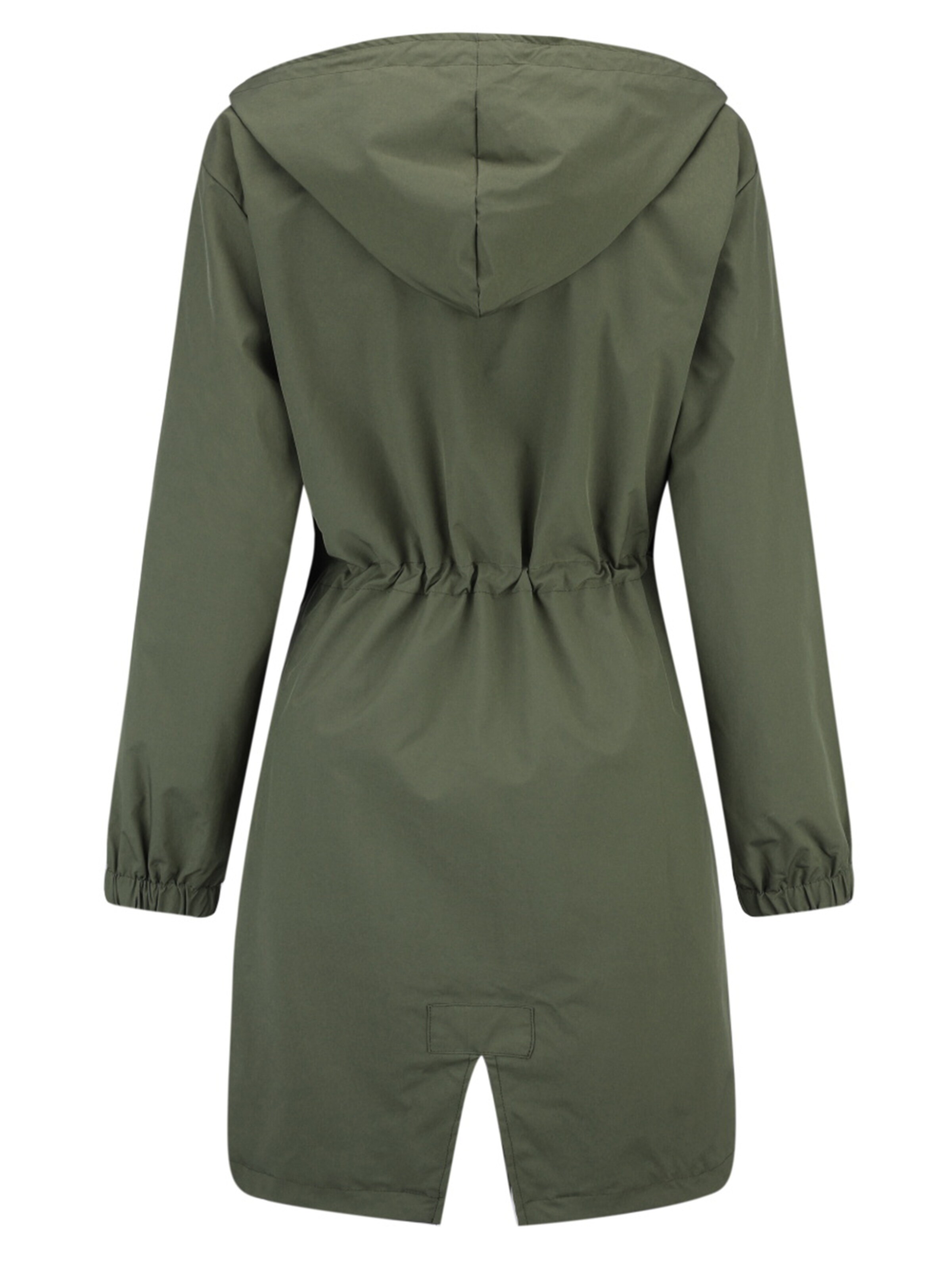 Youthup Between-Seasons Coat in Green