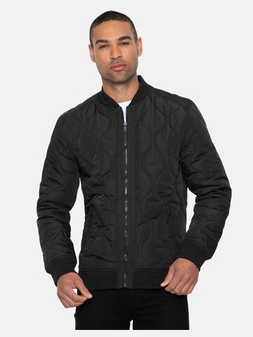 Threadbare Übergangsjacke in Schwarz: Vorderseite