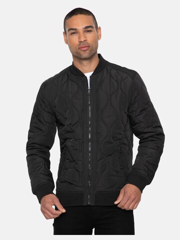 Veste mi-saison Threadbare en noir : devant