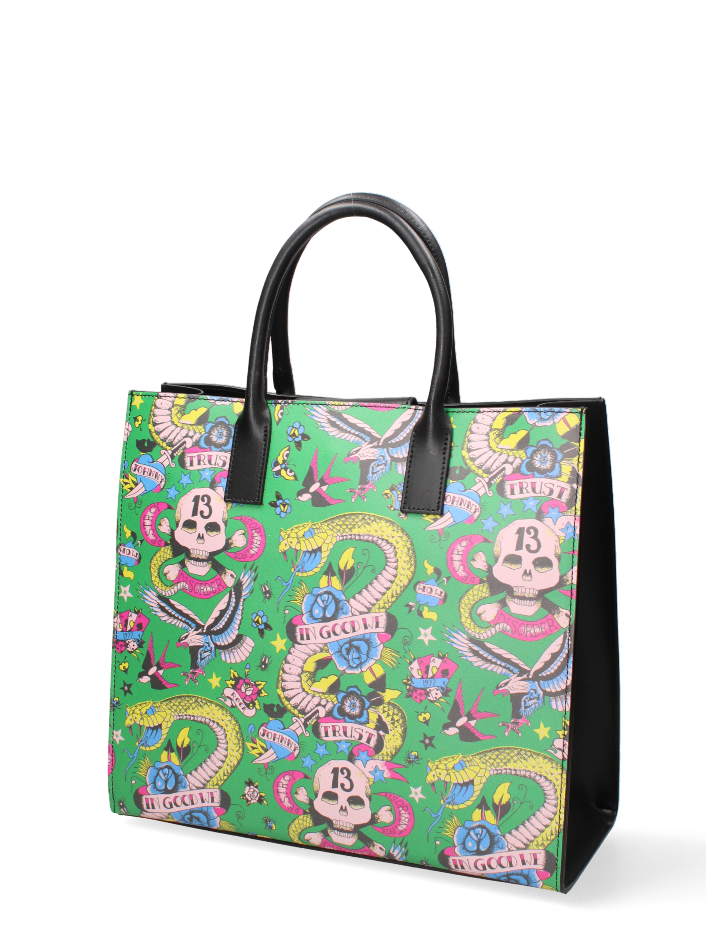 Shopper di John Richmond in verde