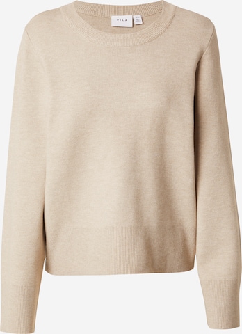 Pull-over 'VICassie' VILA en beige : devant