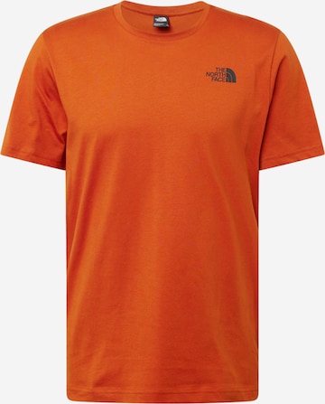 Maglietta 'REDBOX CELEBRATION' di THE NORTH FACE in arancione: frontale