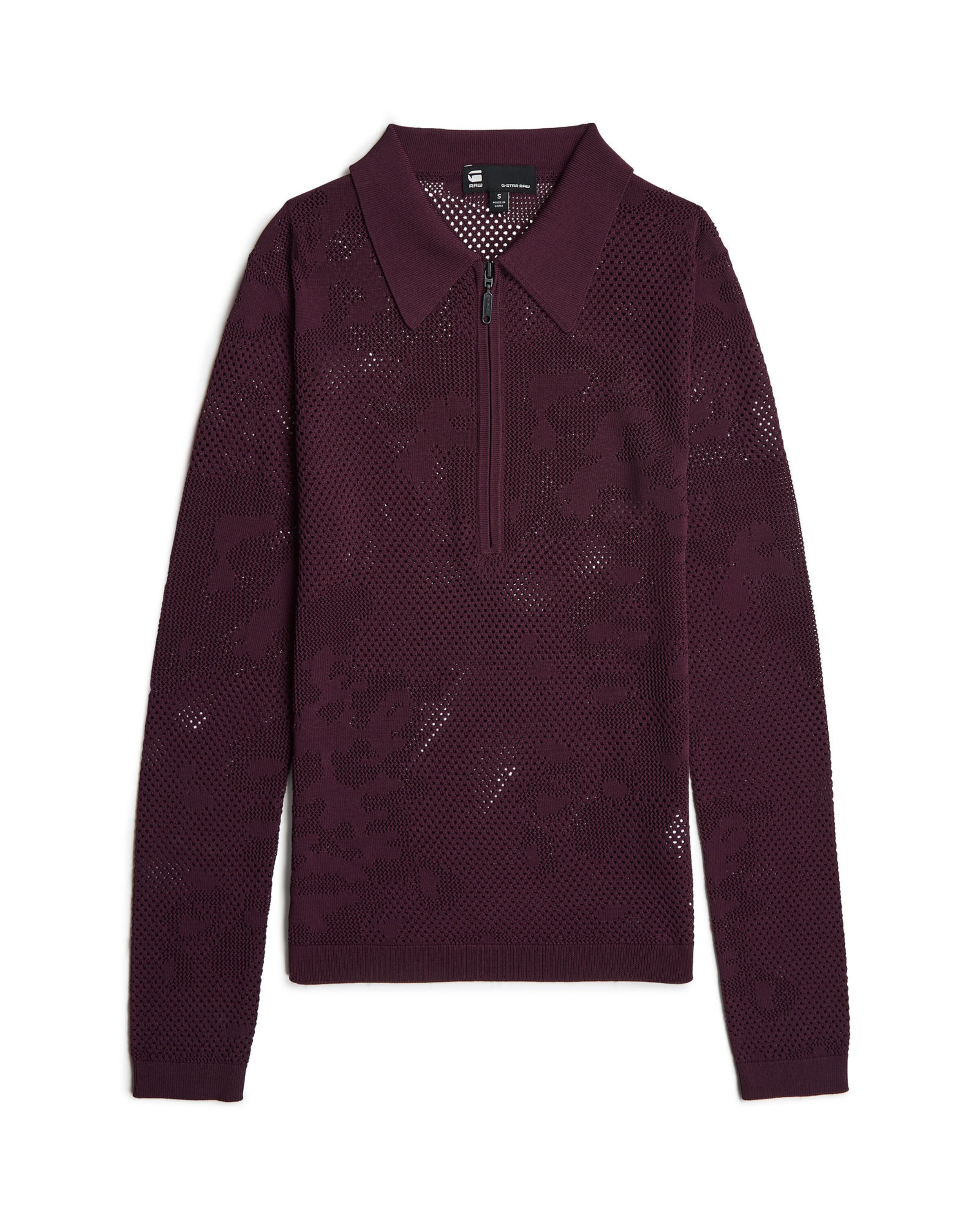 G-STAR Sweater 'Pointelle' in Red: front