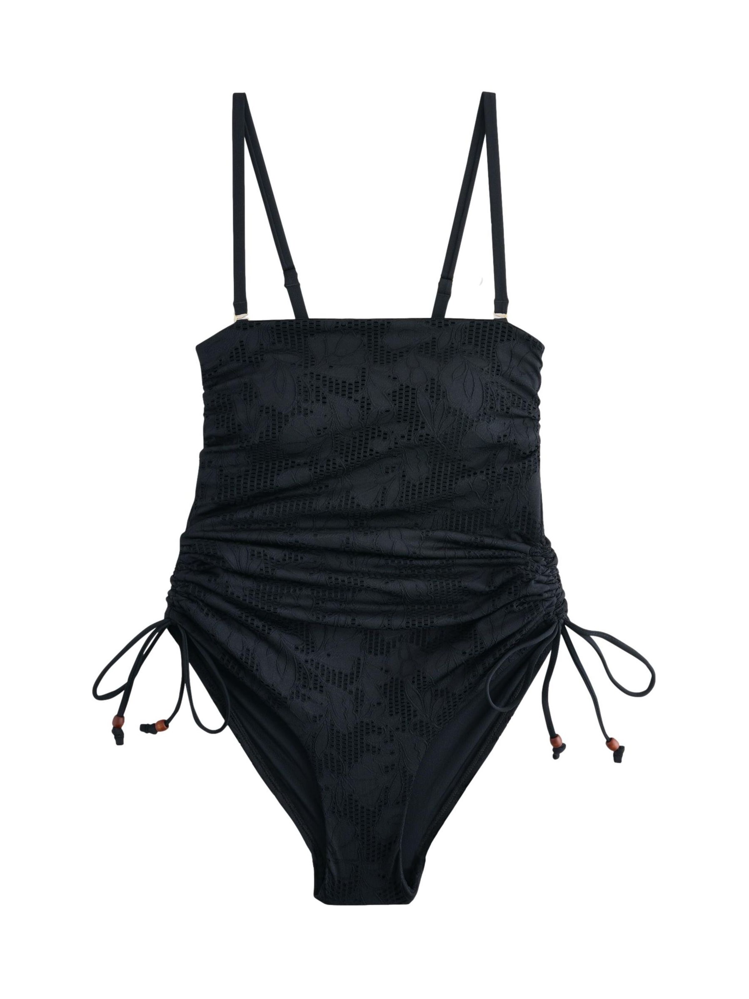 Maillot de bain modelant Next en noir : devant