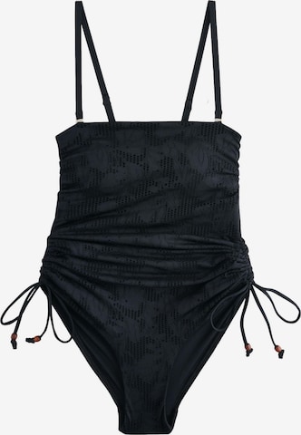 Maillot de bain modelant Next en noir : devant