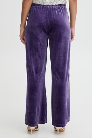 ICHI Loose fit Pants 'LAVANNY' in Purple