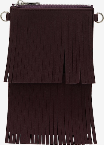Sac à bandoulière IZIA en violet : devant