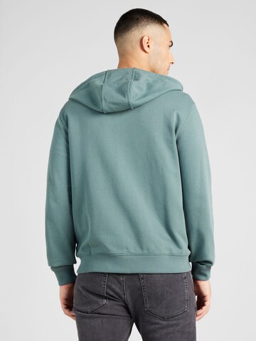 HUGO Zip-Up Hoodie 'Daple' in Green