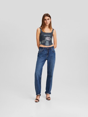 Bershka Top w kolorze niebieski