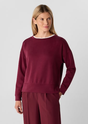 comma casual identity Sweatshirt in Rood: voorkant
