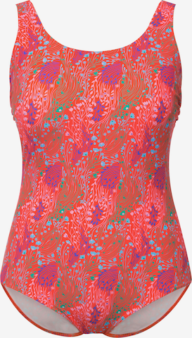 Ulla Popken Badpak in Gemengde kleuren: voorkant