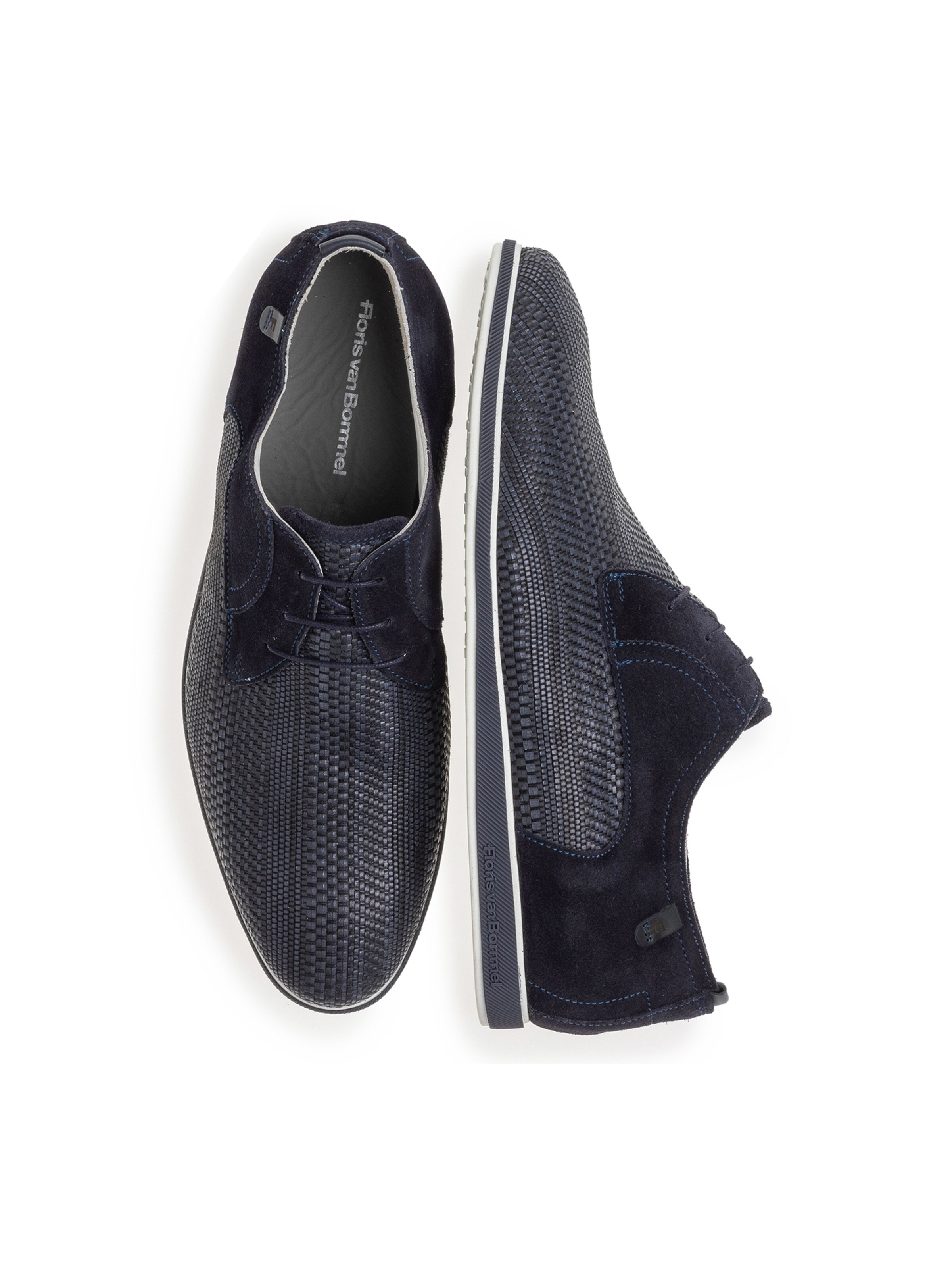 Floris van Bommel Veterschoen 'Presli 02' in Bruin