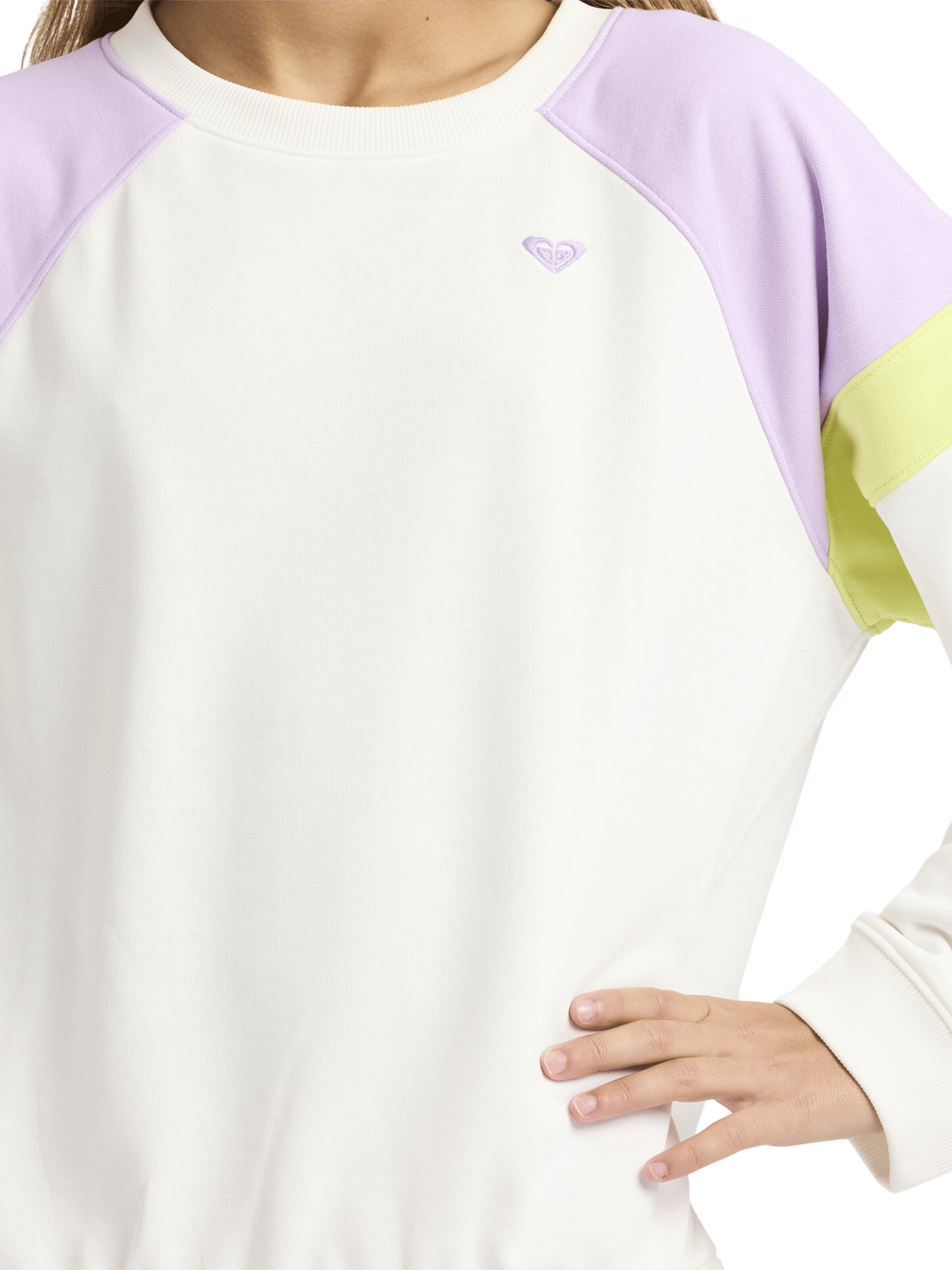 ROXY Sweatshirt 'Swell Spirit ' in White