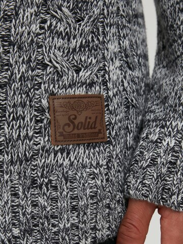 !Solid Strickpullover 'Pankraz' in Blau