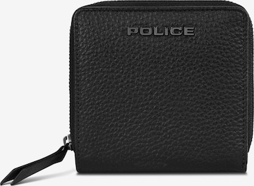 Porte-monnaies POLICE en noir : devant