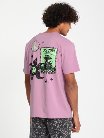 Volcom Shirt 'Filip Rygalski 2' in Lila: voorkant