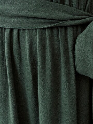 Robe Tussah en vert