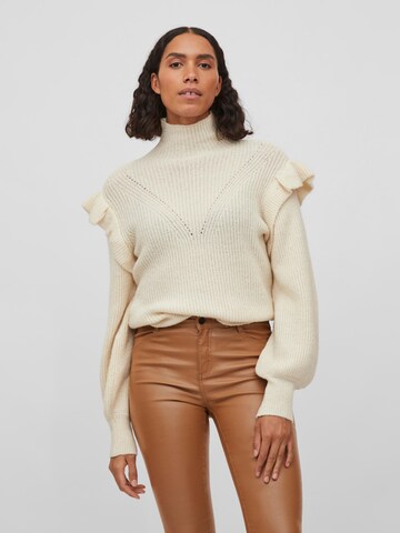 VILA Pullover 'BOOBA' in Beige: predná strana